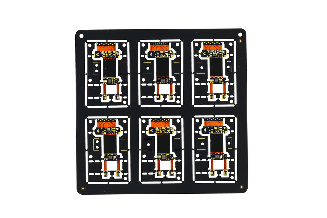 การรักษา Enig Multilayer Flex PCB Rigid Flex 0.5-10Mm Radius Bend Fr4/Polyyimide/Pet การรักษา
