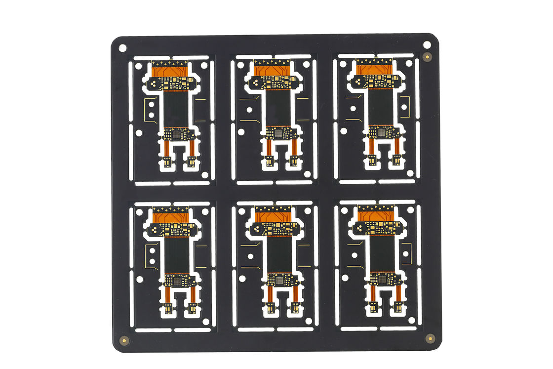 SMD Bga Dip Rigid Flex PCB Assembly 4 ชั้น ซานฟอริซ แฮสล Lf ด้านผิว