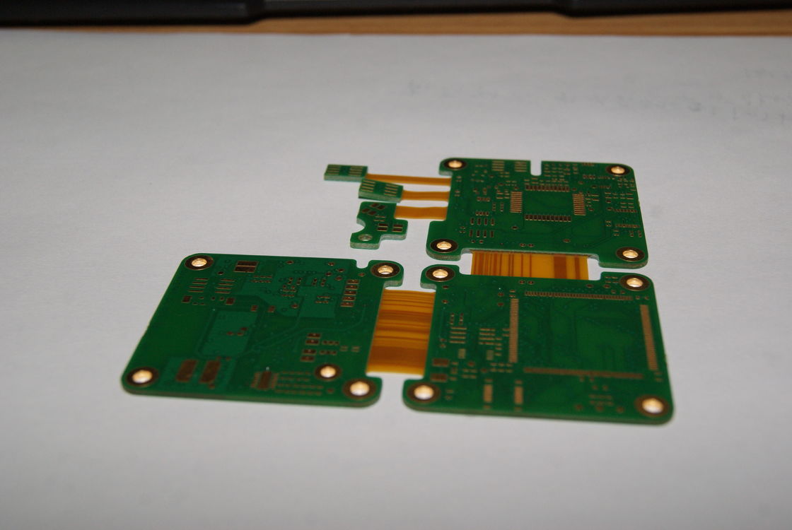 8 มิลลิมินต์ Line Space Rigid Flex PCB with Gerber/PCB File Needed และ 0.075 มิลลิมิตร