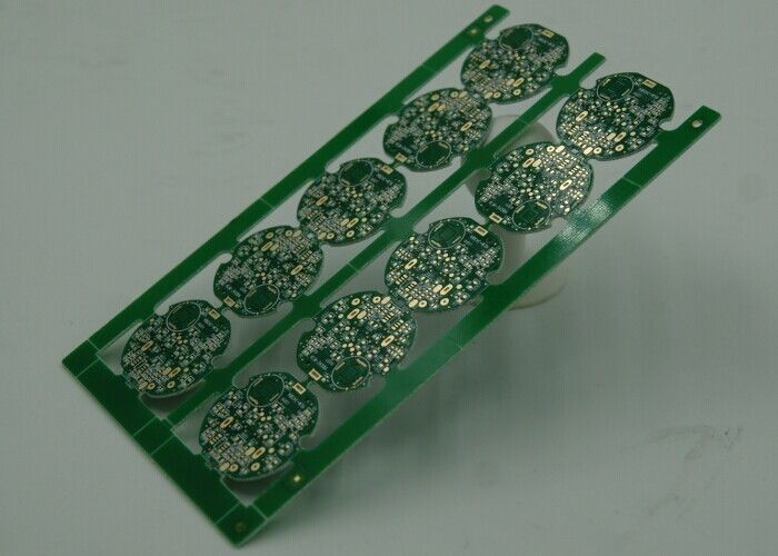 การทดสอบ 100% E บอร์ดวงจรสองด้าน การดําน้ําทอง PCB สีเขียว
