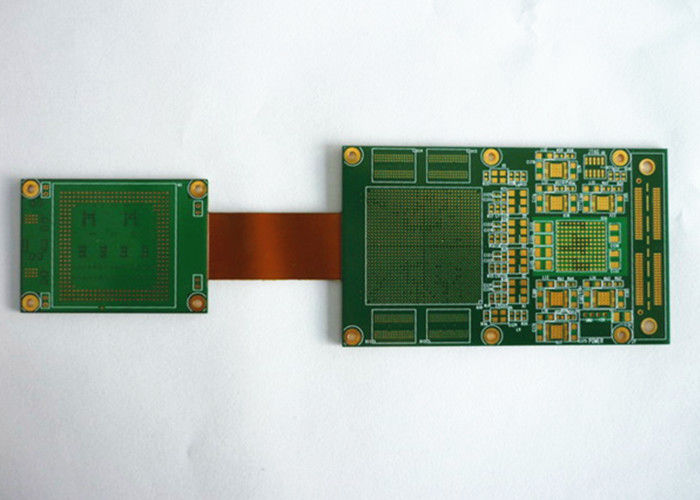 ความหนาแน่น Sanforized Rigid Flex PCB Assembly 1-28 ชั้น 52L 0.5-10 มม.