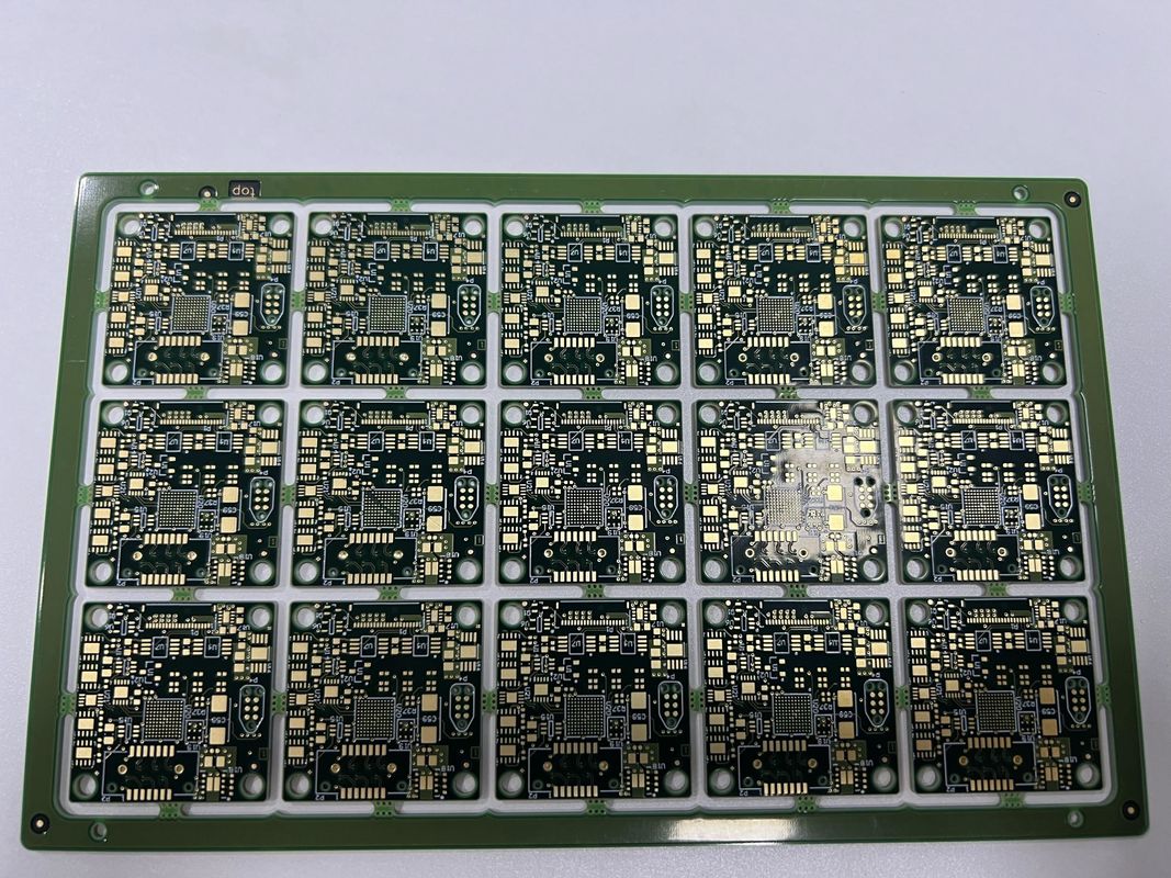 บอร์ดวงจรพิมพ์ HDI ทนทาน Fr4 It180 ครึ่งหลุม 0.25Mm Bga 6 ชั้น