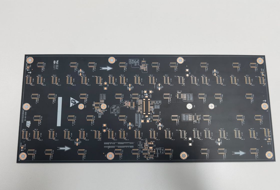 บอร์ด PCB HDI ที่น่าเชื่อถือ FR4 IT180 P1.25 โมดูล LED P1.0 LED Screen Indoor HDI 1+N+1