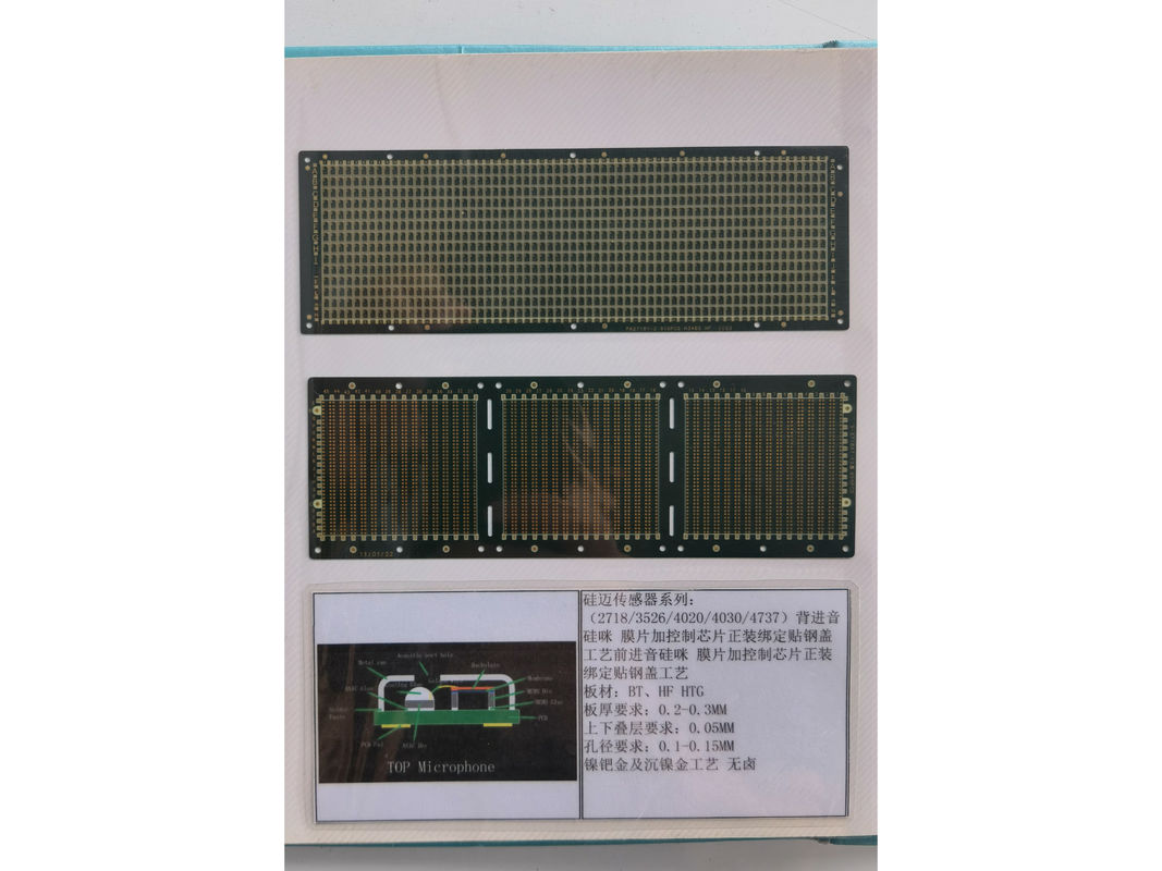 สับสราทที่ควบคุมความคัดค้าน เช่น PCB สีเขียว Solder Mask 2 ชั้น บอร์ดวงจร Silicon wheat pcb
