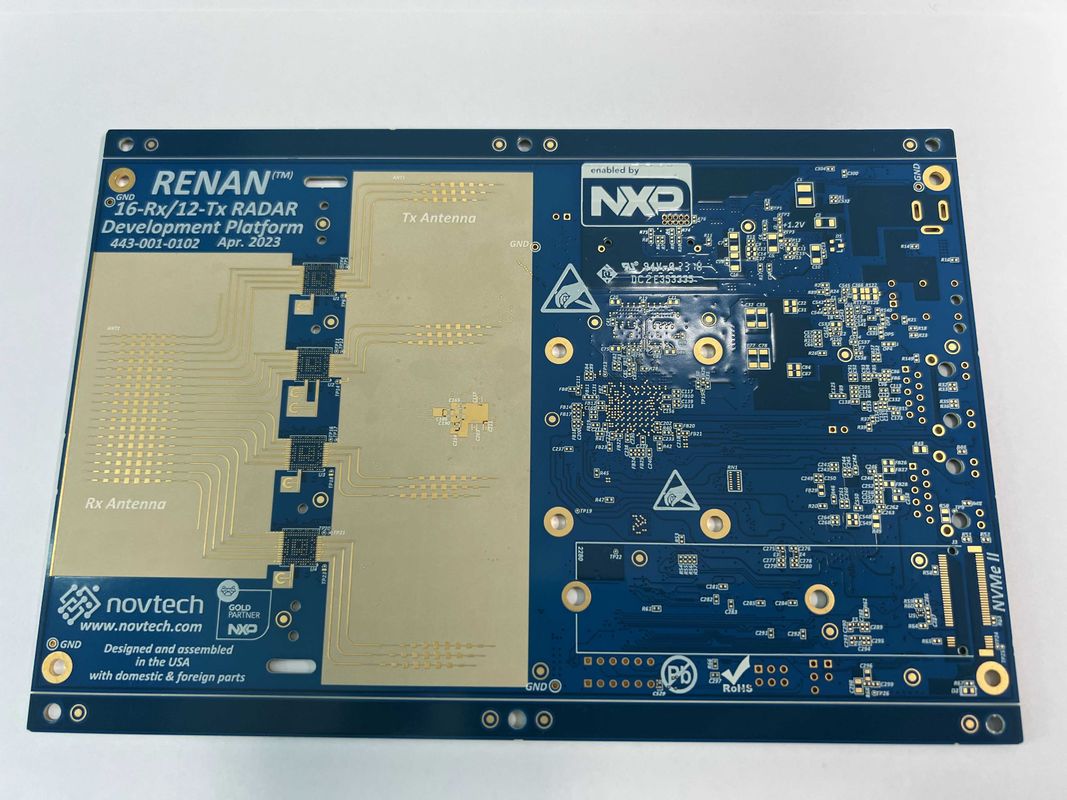 บอร์ดวงจรพิมพ์ HDI ที่ออกแบบได้อย่างมีประสิทธิภาพ ด้วยกระบวนการทองแบบ Immersion Gold และ P1.5 Spacing