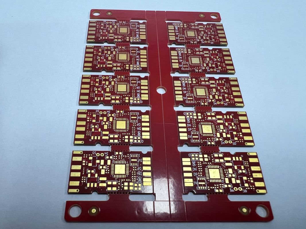 0.10 มม ขั้นต่ํากว้างช่องแผ่น PCB หลายชั้นที่มี 20um Cooper ในช่องและ 100% การทดสอบไฟฟ้า ก่อนการจัดส่ง