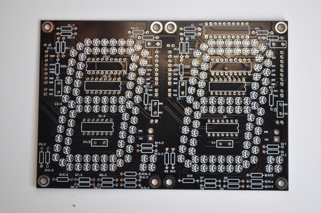 เทคโนโลยีมาตรฐาน PCB ชั้นสอง ความหนาของบอร์ด 1.6mm สําหรับผลงานที่ดีกว่า