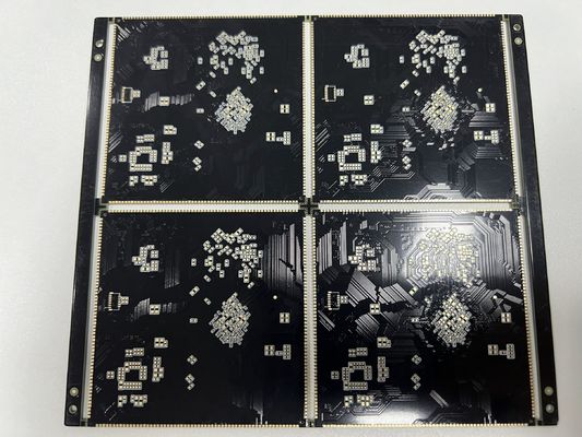 บอร์ด PCB HDI ความหนาแน่นสูง พร้อมครึ่งรู BGA 0.25 มิลลิเมตร โซกิตหลอดไฟ 10 1 อัตราส่วน