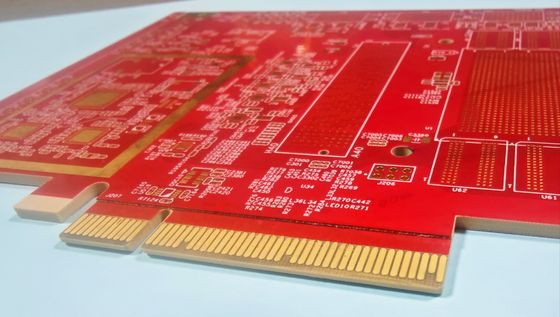 0.1mm เลเซอร์เจาะขนาดหลุม HDI PCB Board สําหรับความหนาของอุปกรณ์อิเล็กทรอนิกส์ความหนา 0.4-3.2mm วัสดุแท้ FR4 IT180